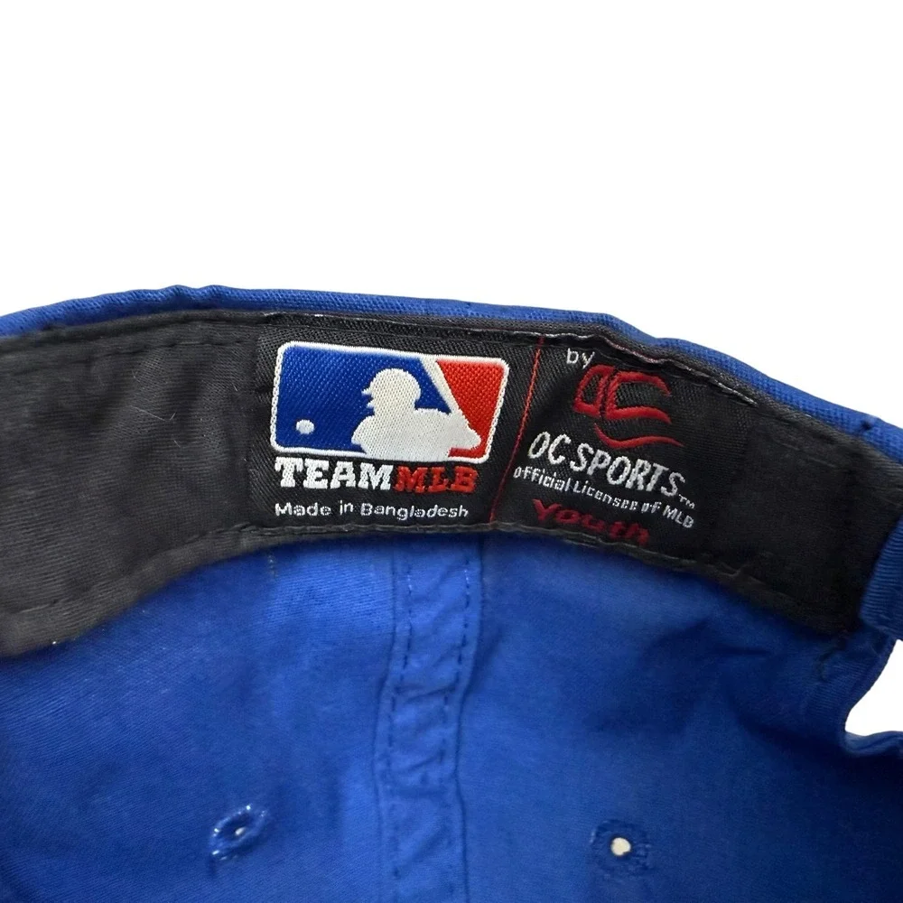 Texas Rangers MLB Baseball Cap Hat Blue Team MLB OC Sports Strapback Size Youth